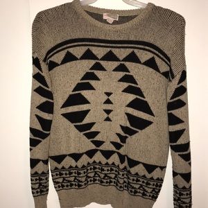 Forever 21 tribal-print sweater